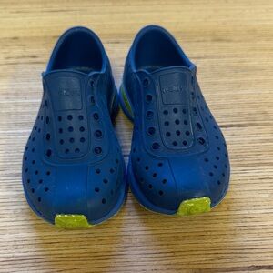 Native Shoes - Navy and Lime